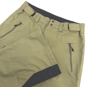 Basin and Range Snowboard Pants Mens L Green Cargo Insulated Winter Ski Outdoor